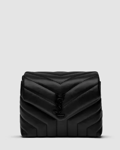 Saint Laurent Toy LouLou In Quilted Leather Black/Black
