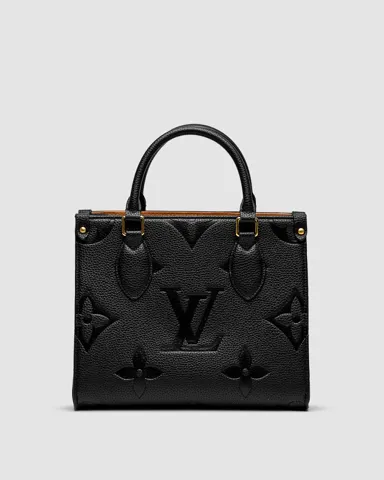 Louis Vuitton OnTheGo PM Monogram Empreinte Black(світліша підкладка)/Gold