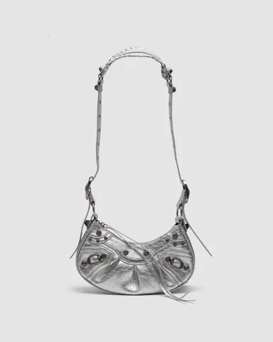 Balenciaga Le Cagole XS Shoulder Bag Silver/Grey