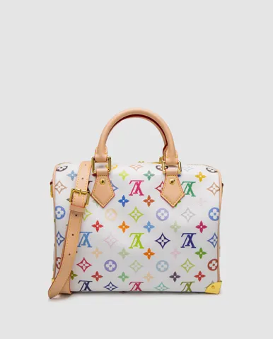 Louis Vuitton x Murakami Takashi Speedy Bandouliere 25 Multicolor/White/Gold