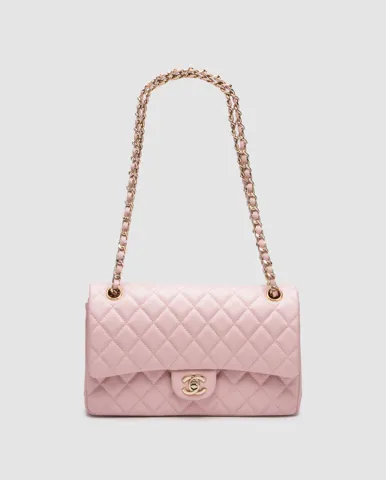 Chanel Classic 2.55 Medium Double Flap in Pink/Gold