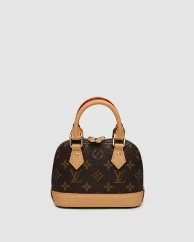 Louis Vuitton Nano Alma Bag Monogram Canvas Brown/Gold
