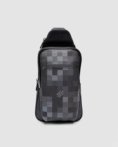 Louis Vuitton Avenue Slingbag Damoflage Grey Canvas