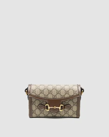 Gucci Horsebit 1955 Mini Bag Brown