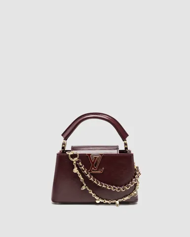 Louis Vuitton Capucines East-West Mini Grenat Burgundy/Gold