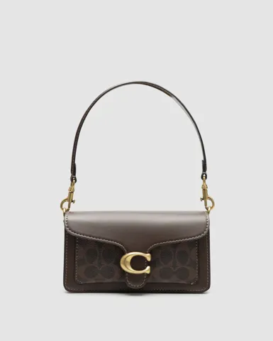 Coach Tabby Shoulder Bag 20 In Signature Canvas Brown