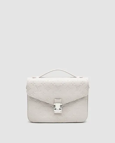 Louis Vuitton Pochette Metis Empreinte Brume Grey/Silver