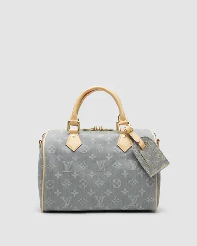 Louis Vuitton Speedy Soft 30 Monogram Denim/Gold
