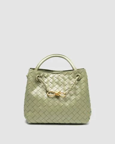 Bottega Veneta Andiamo Bag Green