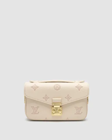 Louis Vuitton Pochette Métis East West Bag Milk/Peach/Gold