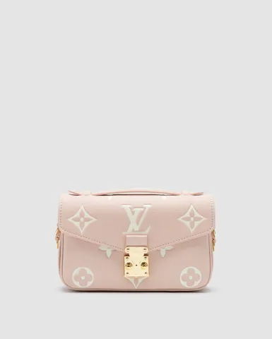 Louis Vuitton Pochette Métis East West Bag Bicolor Pink/Gold