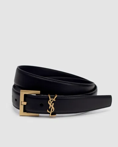 Yves Saint Laurent Belt Black/Gold