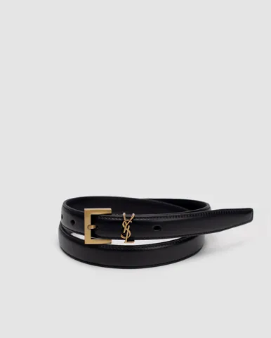 Yves Saint Laurent Belt Black/Gold 2.0