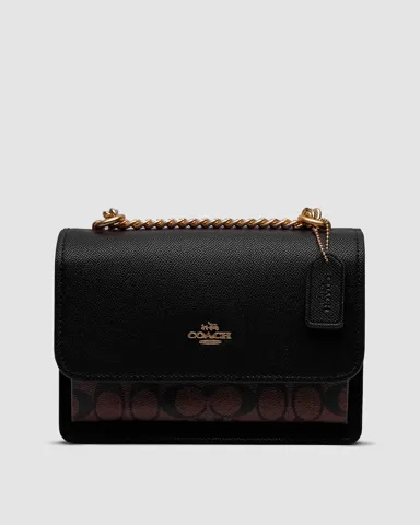 Coach Mini Klare Crossbody in Signature Canvas Brown/Black