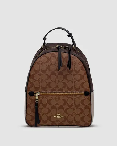 Coach Jordyn Backpack in Signature Canvas Brown