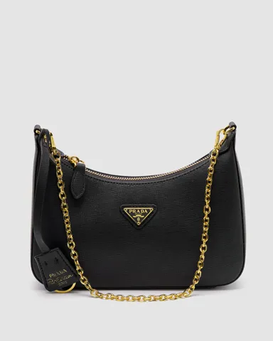 Prada Re-Edition 2005 Saffiano Leather Bag Black