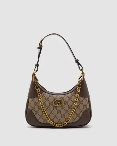 Gucci Aphrodite Small Shoulder Bag Brown