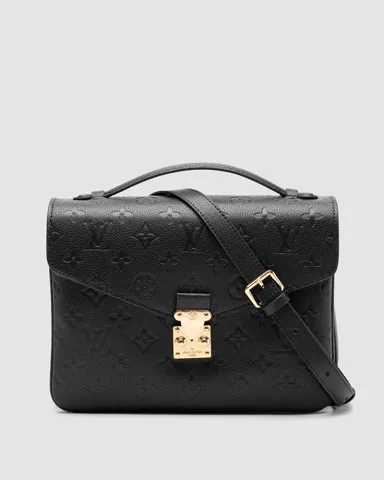 Louis Vuitton Pochette Métis Monogram Black/Gold
