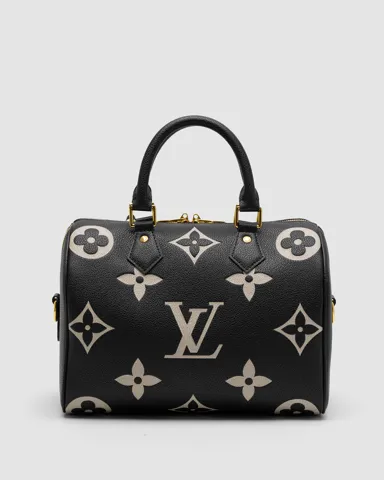 Louis Vuitton Speedy Bandoulière 25 Bag Black/Gold