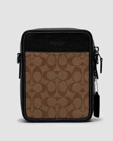 Coach Charter Crossbody 24 In Signature Canvas (трішки менша) Brown/Black