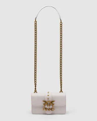 Pinko Mini Love Bag One Simply Milk/Gold