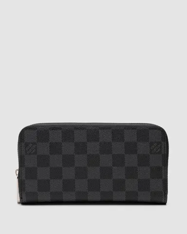 Louis Vuitton Zippy Wallet Damier Grey/Silver