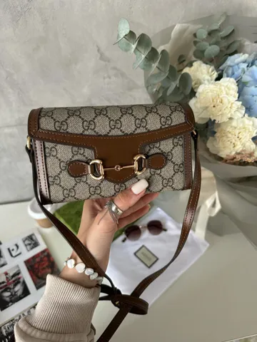 Gucci Horsebit 1955 Mini Bag Brown [оригінальна коробка]
