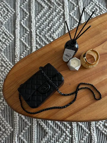 Chanel Classic 1.55 Small Single Flap Black/Black